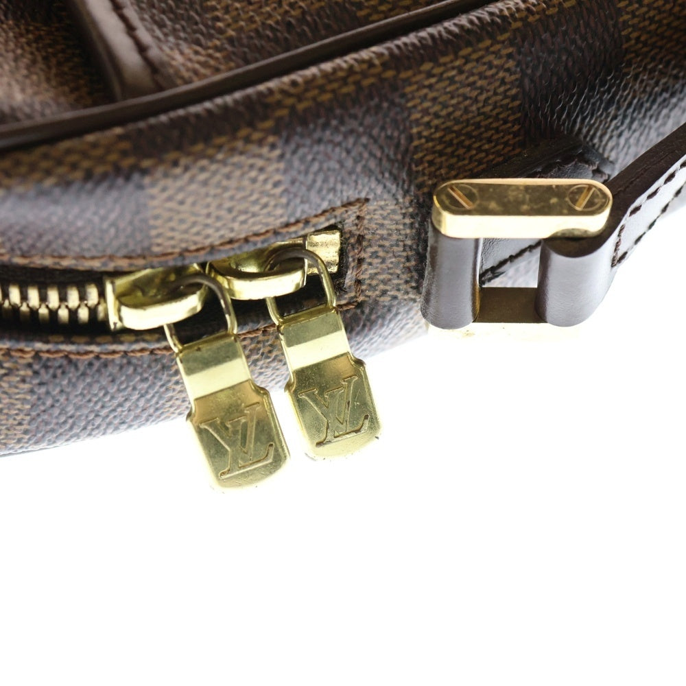 LOUIS VUITTON(ルイヴィトン) イパネマPM ダミエ PVC レザー ショルダーバッグ ゴールド金具 ブラウン N51294