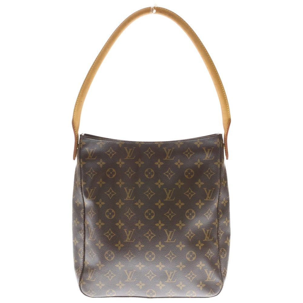 LOUIS VUITTON(ルイヴィトン) ルービングGM モノグラム PVC レザー ワンショルダーバッグ ゴールド金具 ブラウン M51145