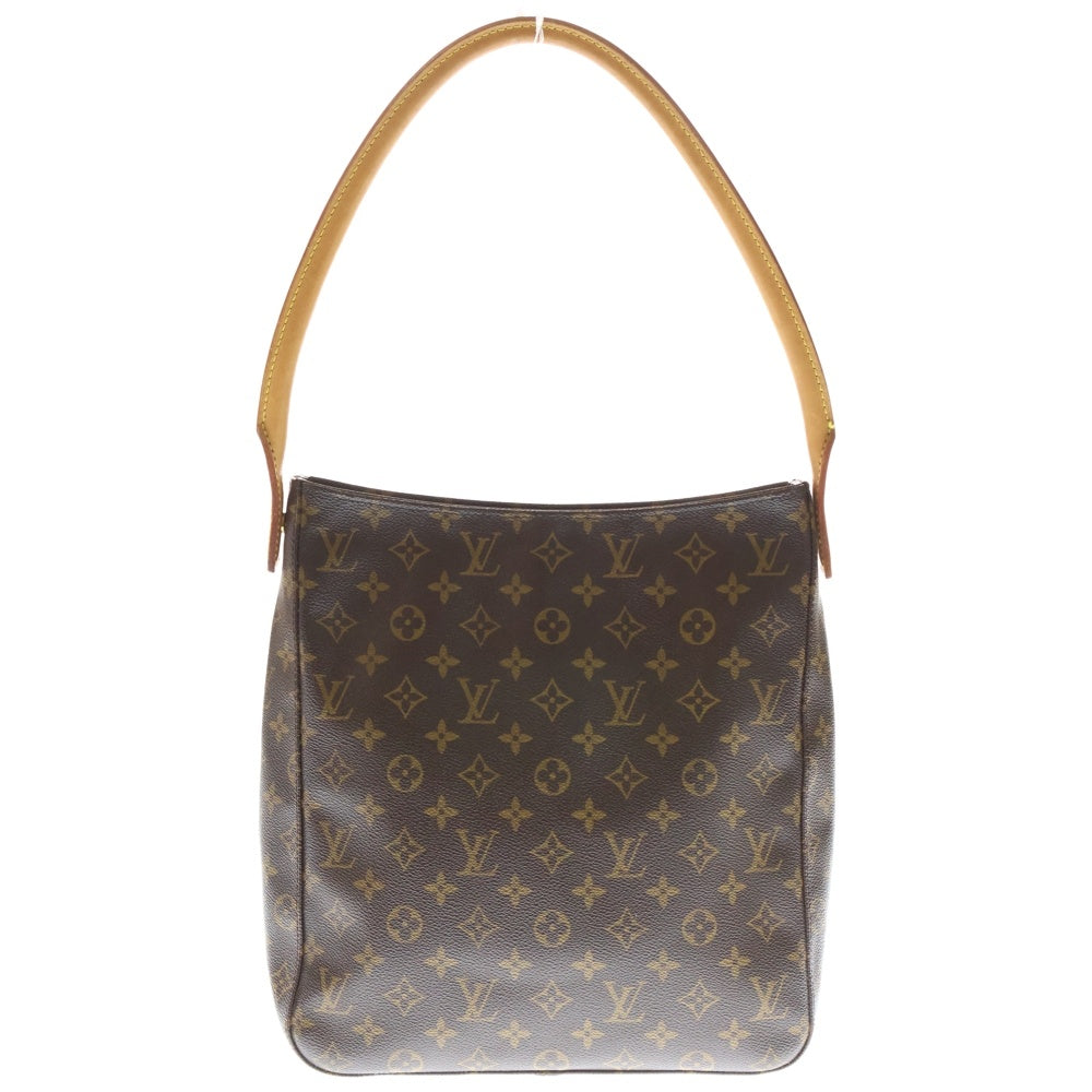 LOUIS VUITTON(ルイヴィトン) ルービングGM モノグラム PVC レザー ワンショルダーバッグ ゴールド金具 ブラウン M51145