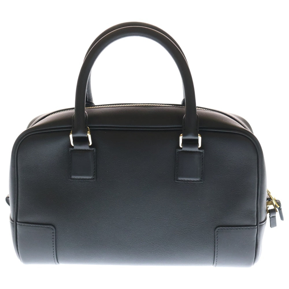 LOEWE(ロエベ) アマソナ23 アナグラム ハンドバッグ ミニボストンバッグ ブラック レザー 新型 レディース