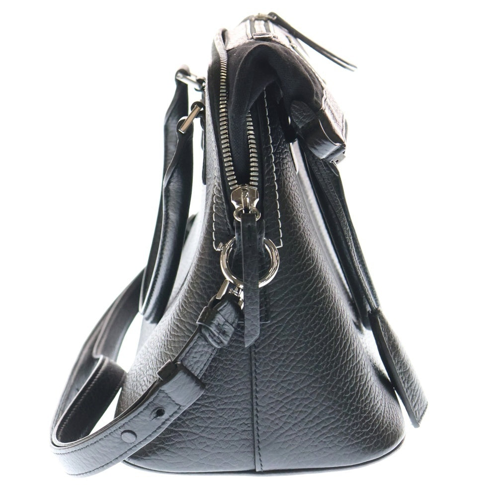 MM6 Maison Margiela(エムエムシックスメゾンマルジェラ) 5AC レザー キャンバス 2WAY ハンド ショルダーバッグ ブラック S56WG0093 レディース