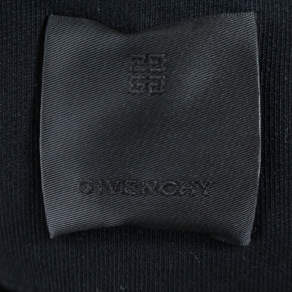 GIVENCHY(ジバンシィ) ロゴプリント プルオーバースウェットパーカー フーディー ブラック BMJ0HC3Y8N