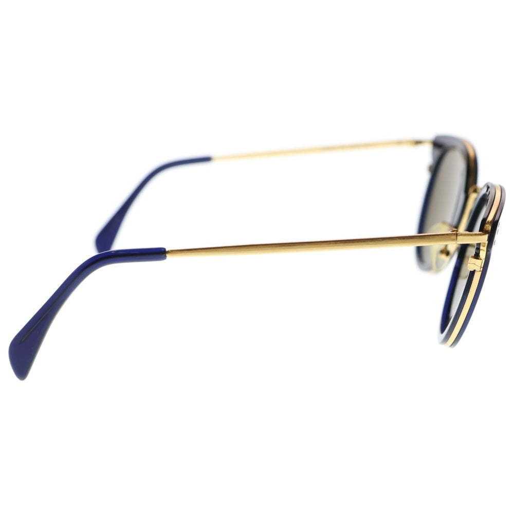 CELINE(セリーヌ) コンビネーション ボストンフレーム カラーレンズ サングラス メガネ 眼鏡 アイウェア ネイビー/ゴールド CL40011U レディース