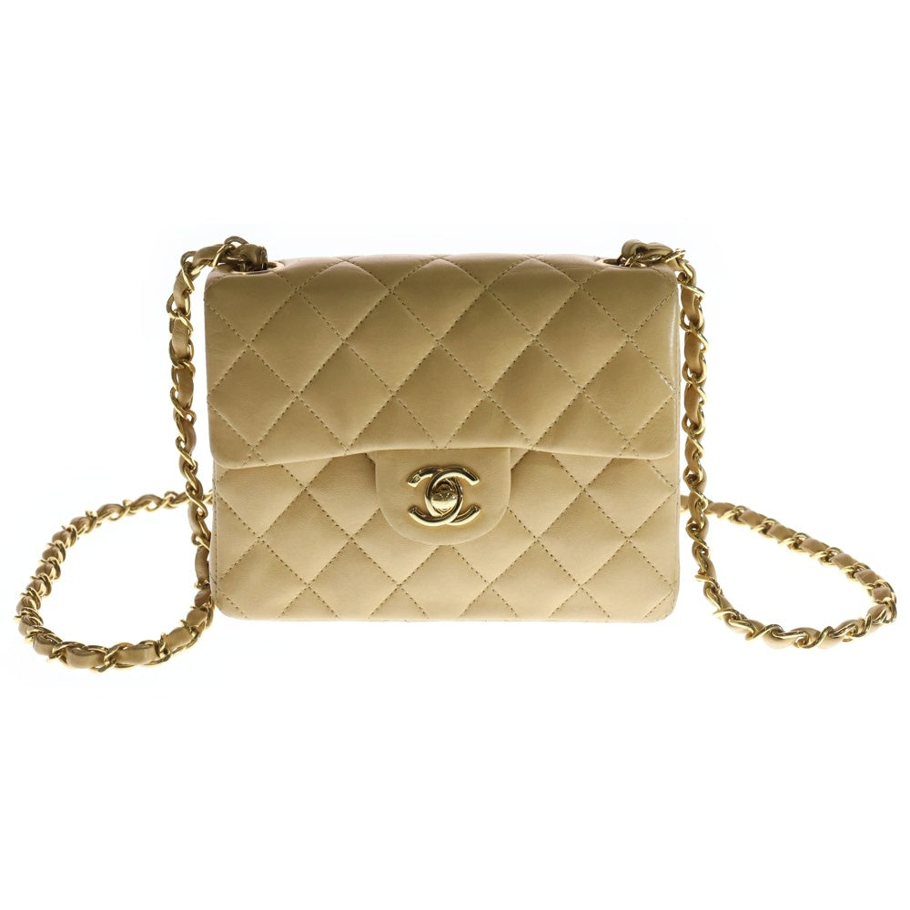 CHANEL(シャネル) ミニマトラッセ ココマーク ターンロック ラムスキン