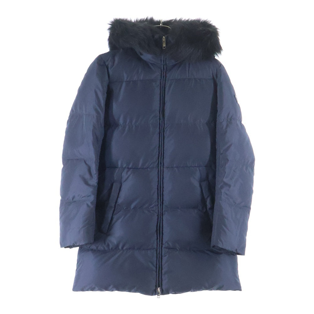 PRADA(プラダ) 21AW トライアングルロゴプレートファーフーデッド