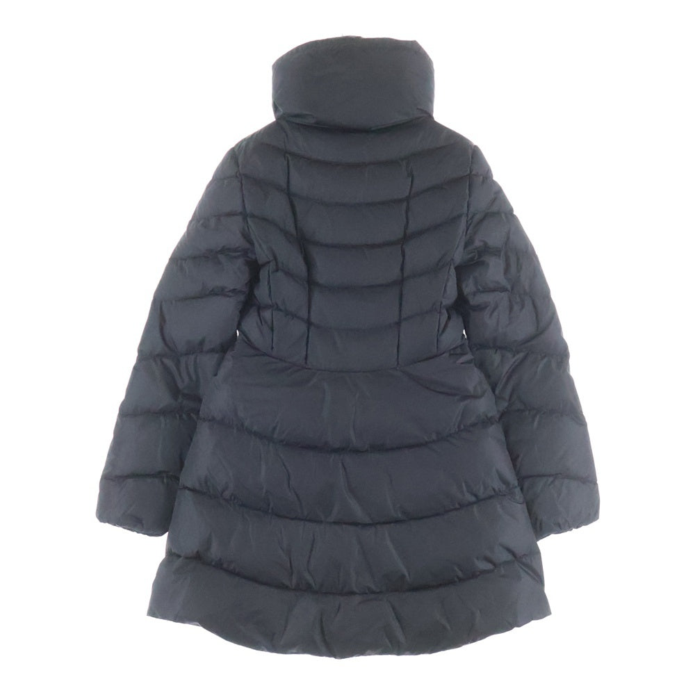 MONCLER(モンクレール) 17AW MIRIELON ミリエロン ワッペンロゴ スタンドカラー ジップアップ ダウン ロングジャケット コート ブラック レディース C20934999005 54155