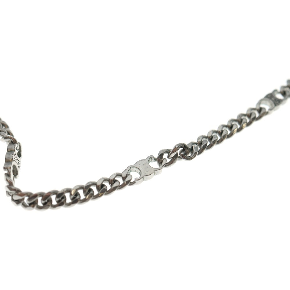 CELINE(セリーヌ) トリオンフ グルメット ネックレス チェーン シルバー メタル アクセサリー レディース