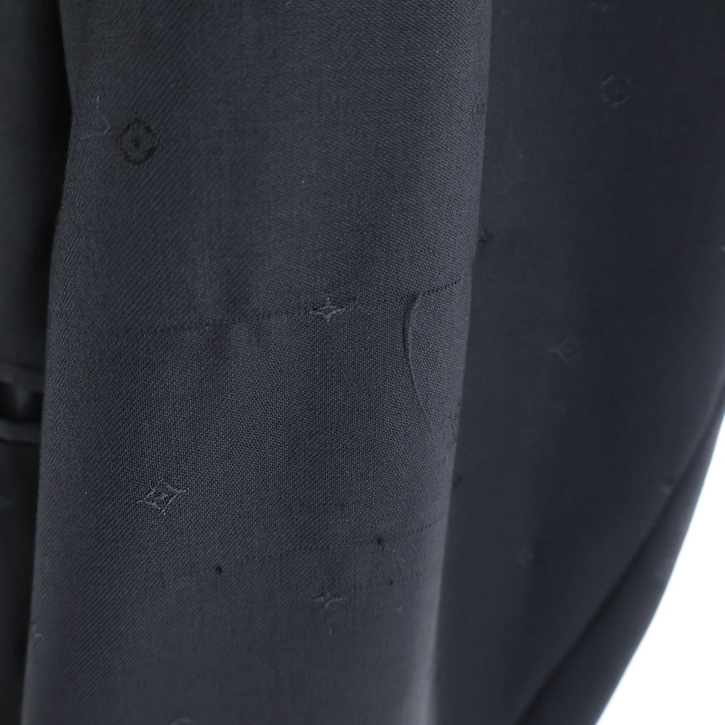 LOUIS VUITTON(ルイヴィトン) 21AW モノグラム ジャガード シングル 2B テーラードジャケット スーツ ブラック RM212F ZLH HKCF4E