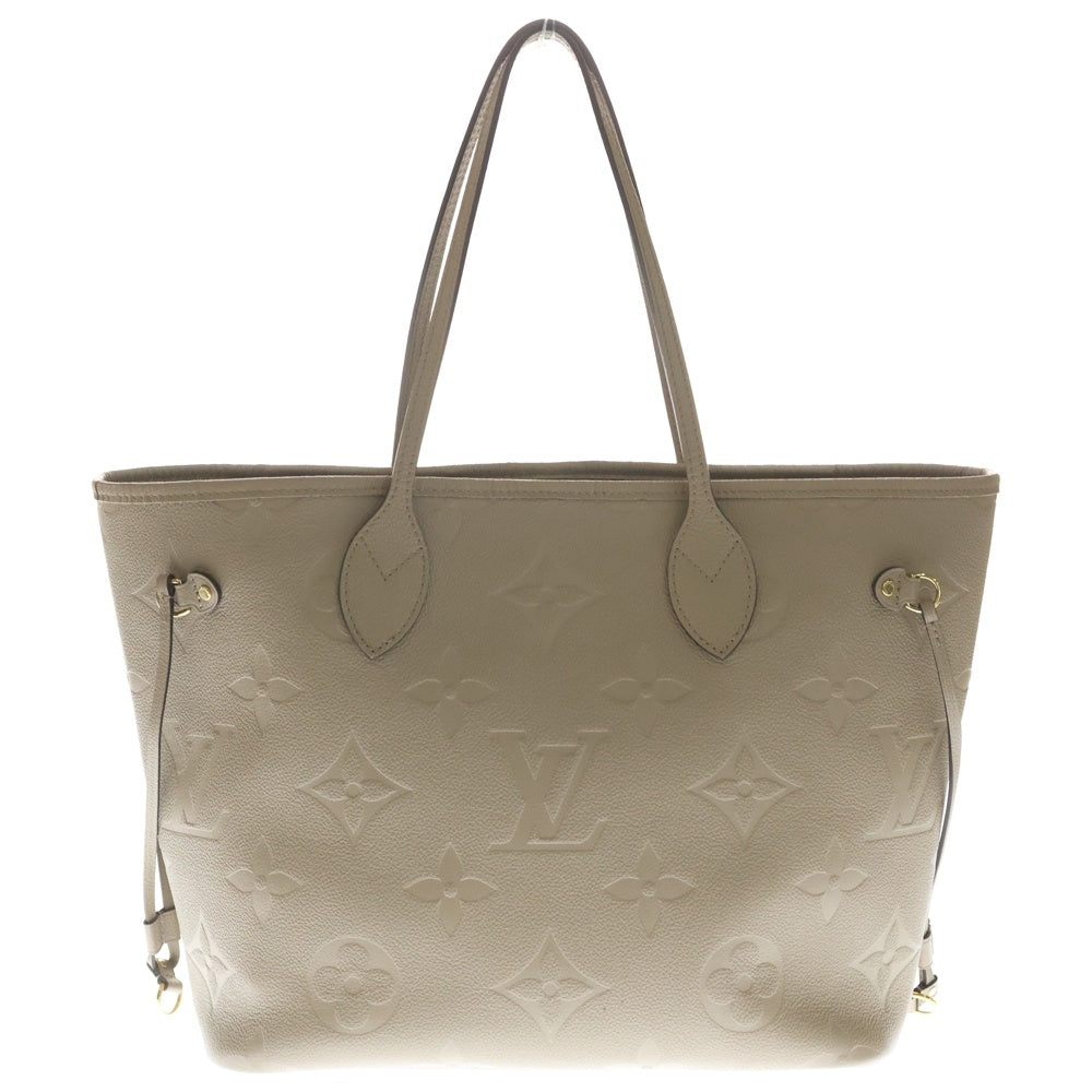 LOUIS VUITTON(ルイヴィトン) モノグラムアンプラント ネヴァーフルMM トートバッグ ハンドバッグ ベージュ レザー M45686 ゴールド金具 レディース