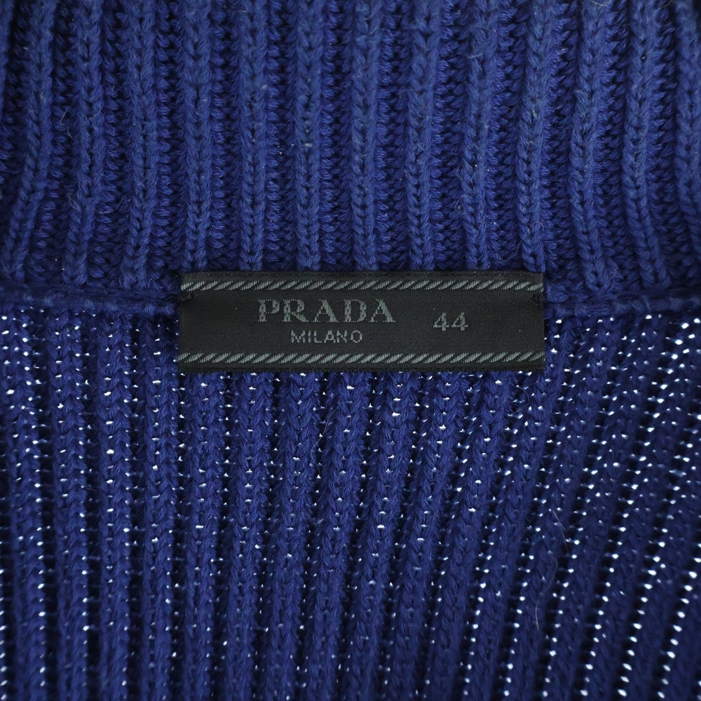 PRADA(プラダ) ■ ドライバーズ ニット ブルー UMC090 S191 1TOX
