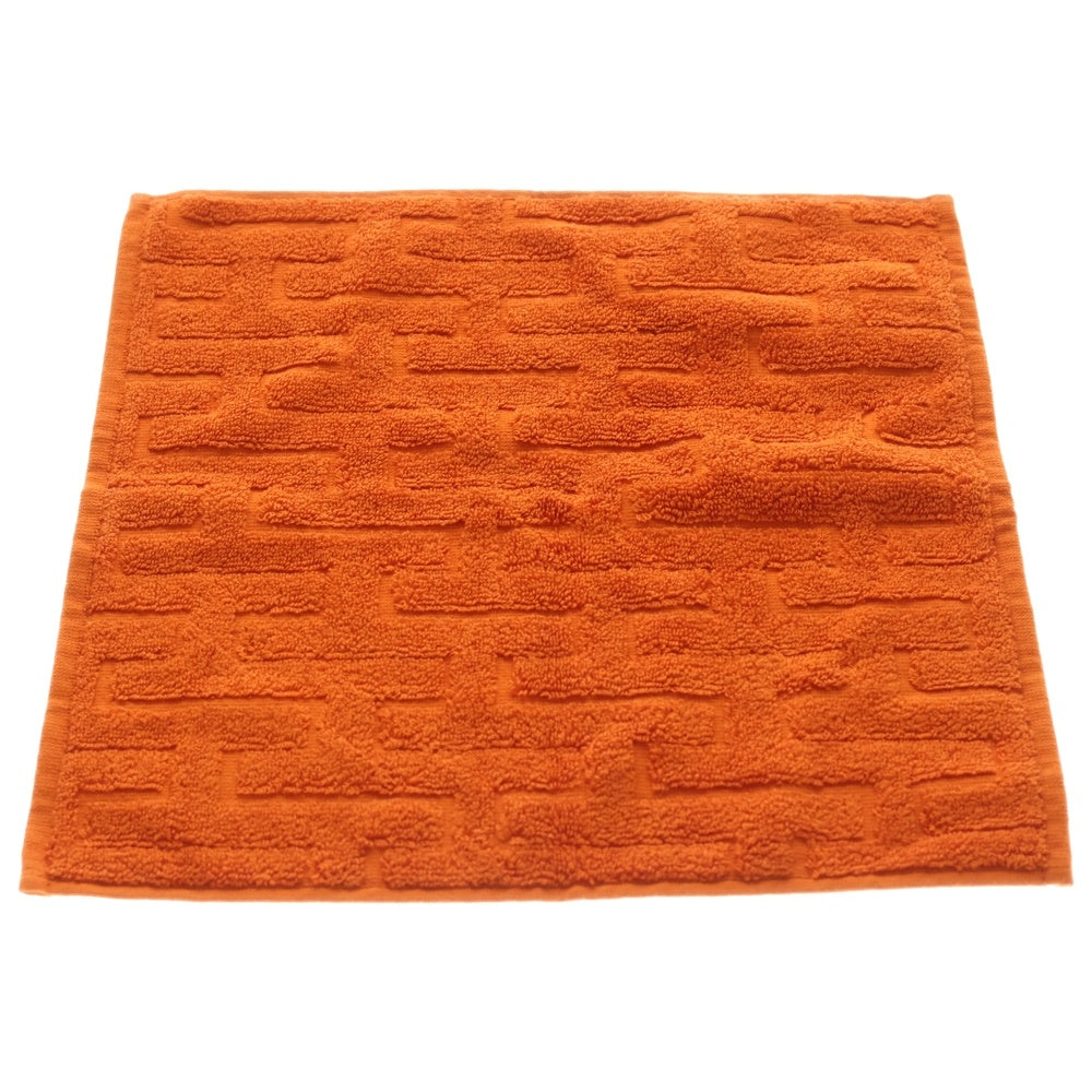 HERMES(エルメス) ■ ロゴハンカチ オレンジ レディース