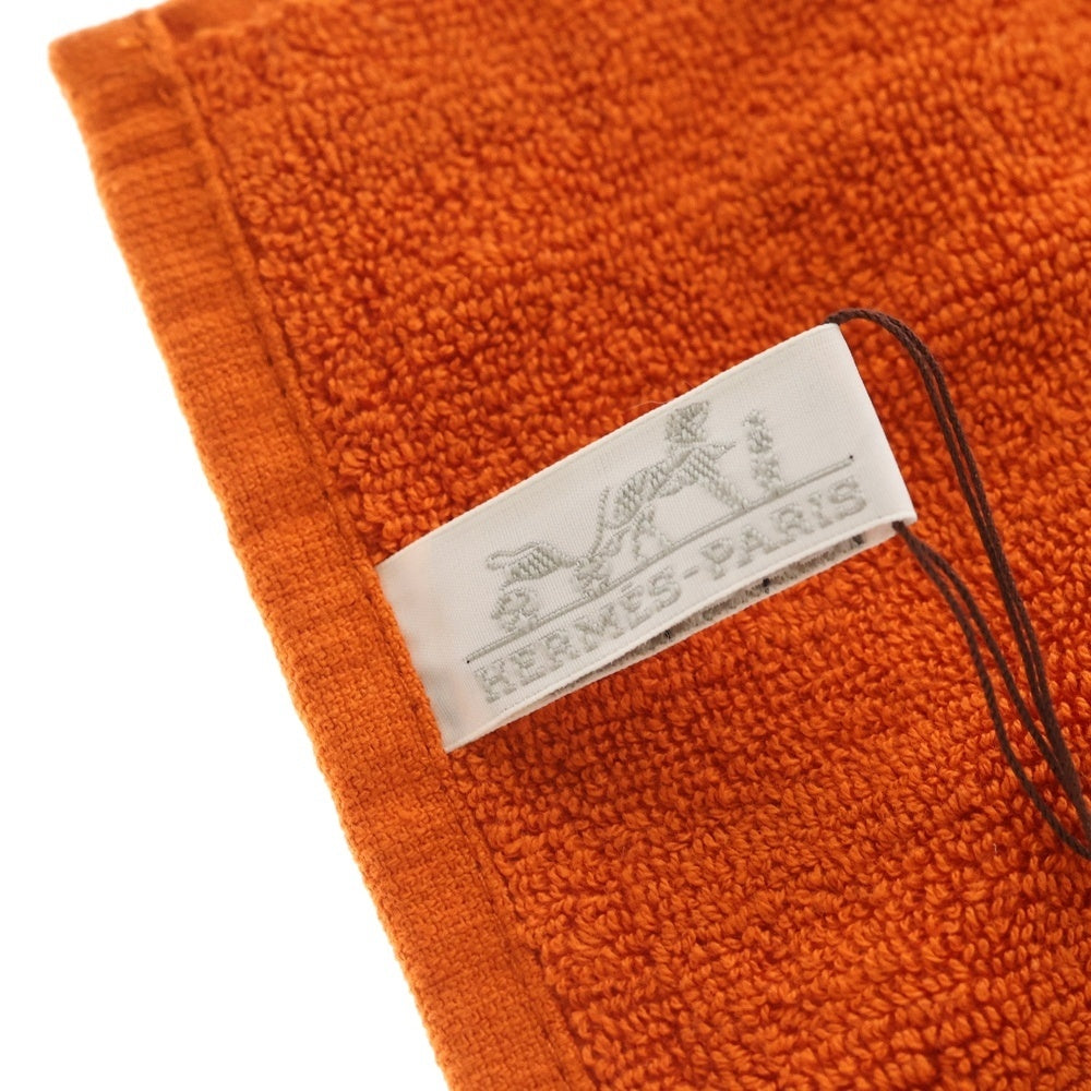 HERMES(エルメス) ■ ロゴハンカチ オレンジ レディース