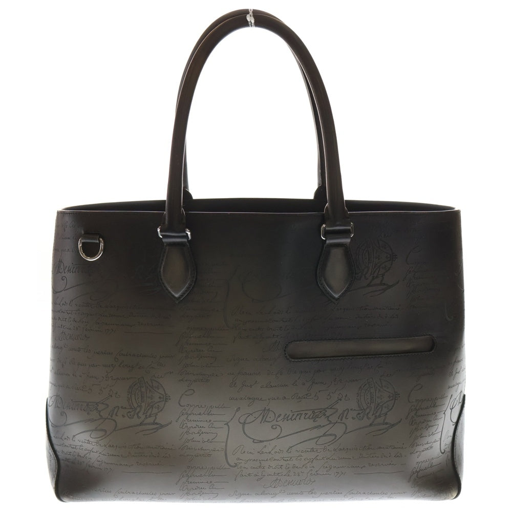 Berluti(ベルルッティ) カリグラフィ トゥジュール トートバッグ ブラウン系 レザー
