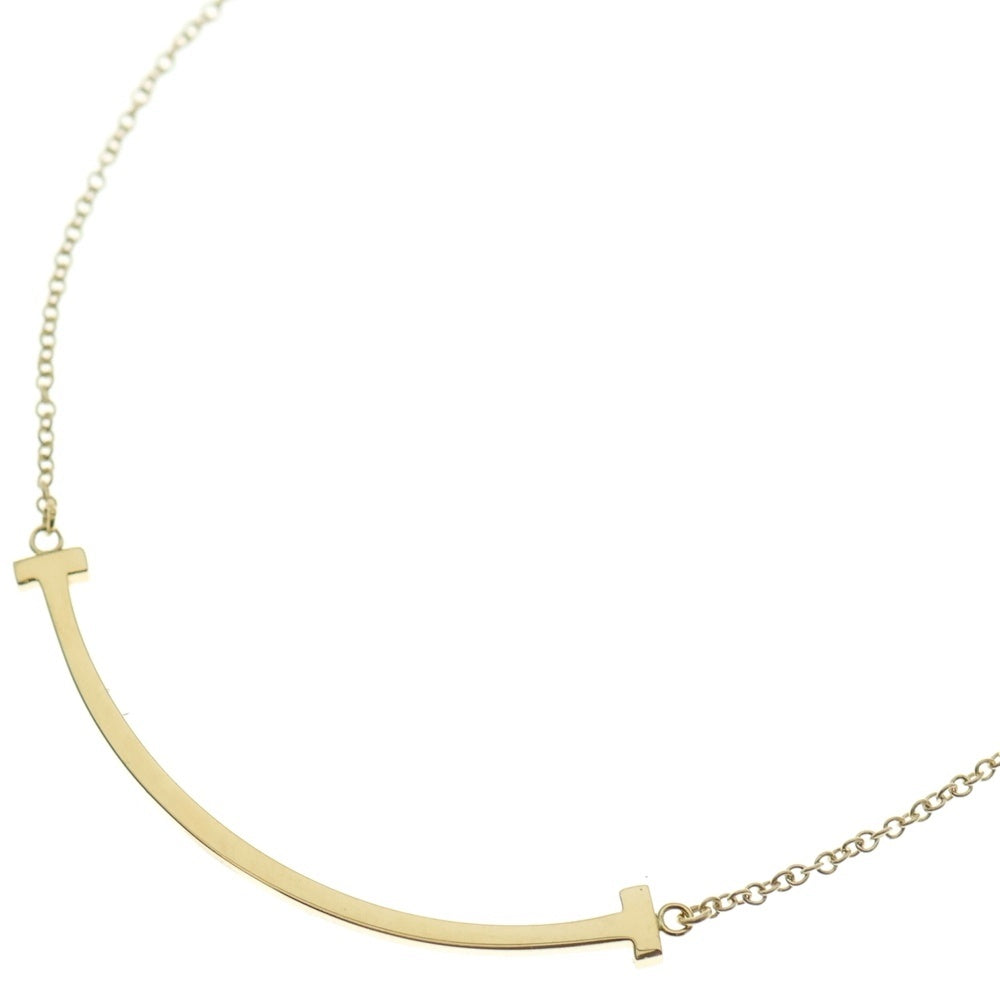 TIFFANY & Co.(ティファニー) Tスマイル スモール ネックレス イエロー