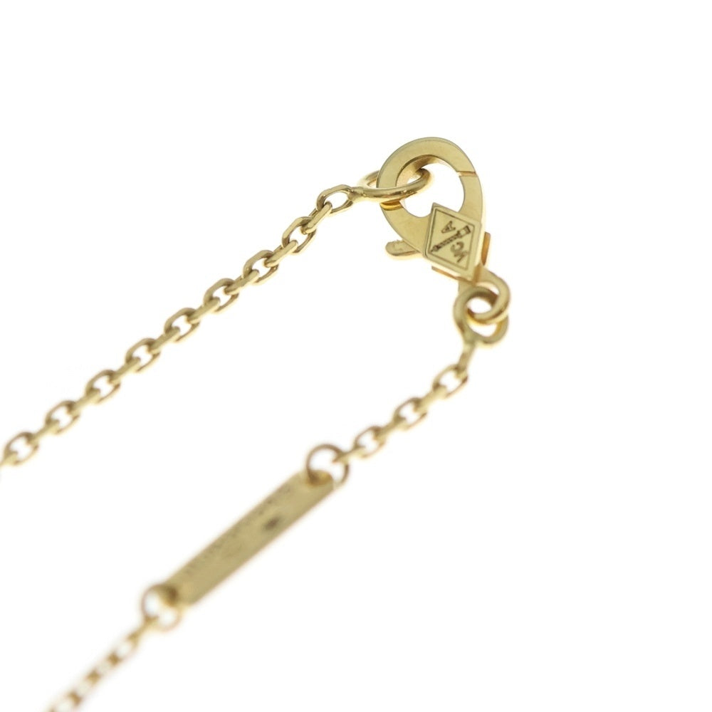 Van Cleef & Arpels(ヴァンクリーフアンドアーペル) ヴィンテージアルハンブラ オニキス ネックレス K18YG イエローゴールド レディース