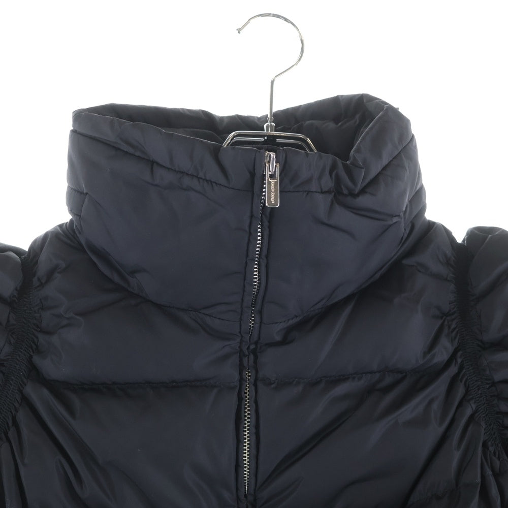 PRADA(プラダ) 19AW 五分袖 ショートダウンジャケット ナイロン ブラック ML193 R142 1AX2 レディース
