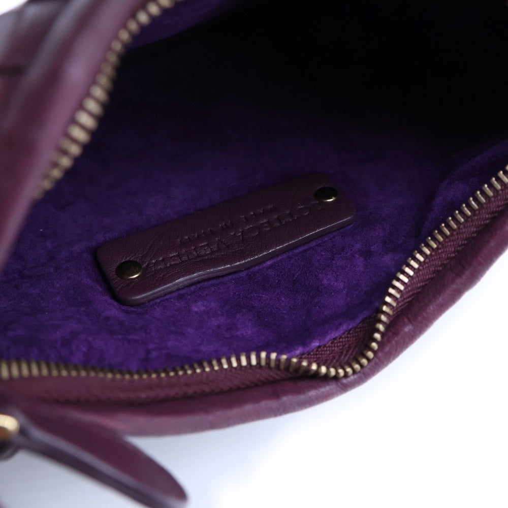 BOTTEGA VENETA(ボッテガヴェネタ) イントレチャート ホーボー ワンショルダーバッグ ハンドバッグ ミニバッグ パープル レザー
