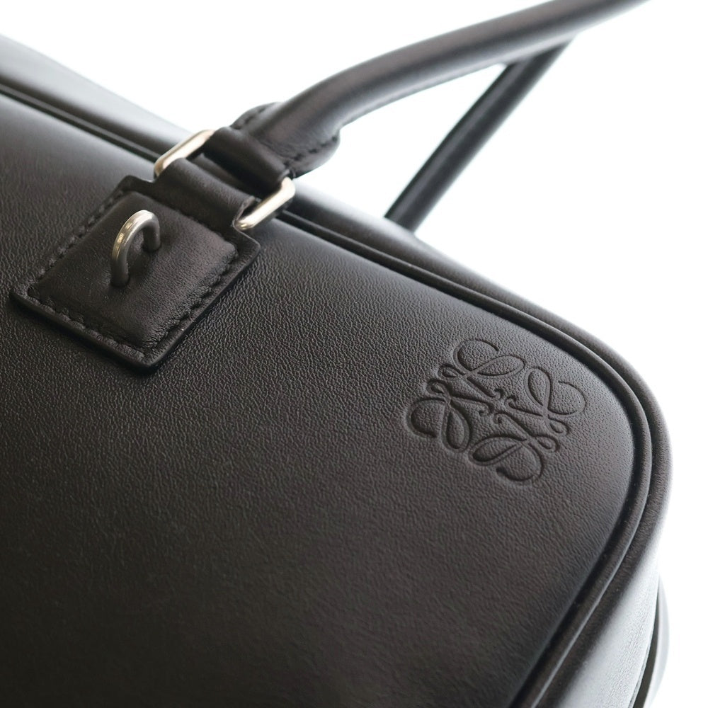 LOEWE(ロエベ) アマソナ31 クロップド トートバッグ ミディアム ブラック カーフレザー レディース