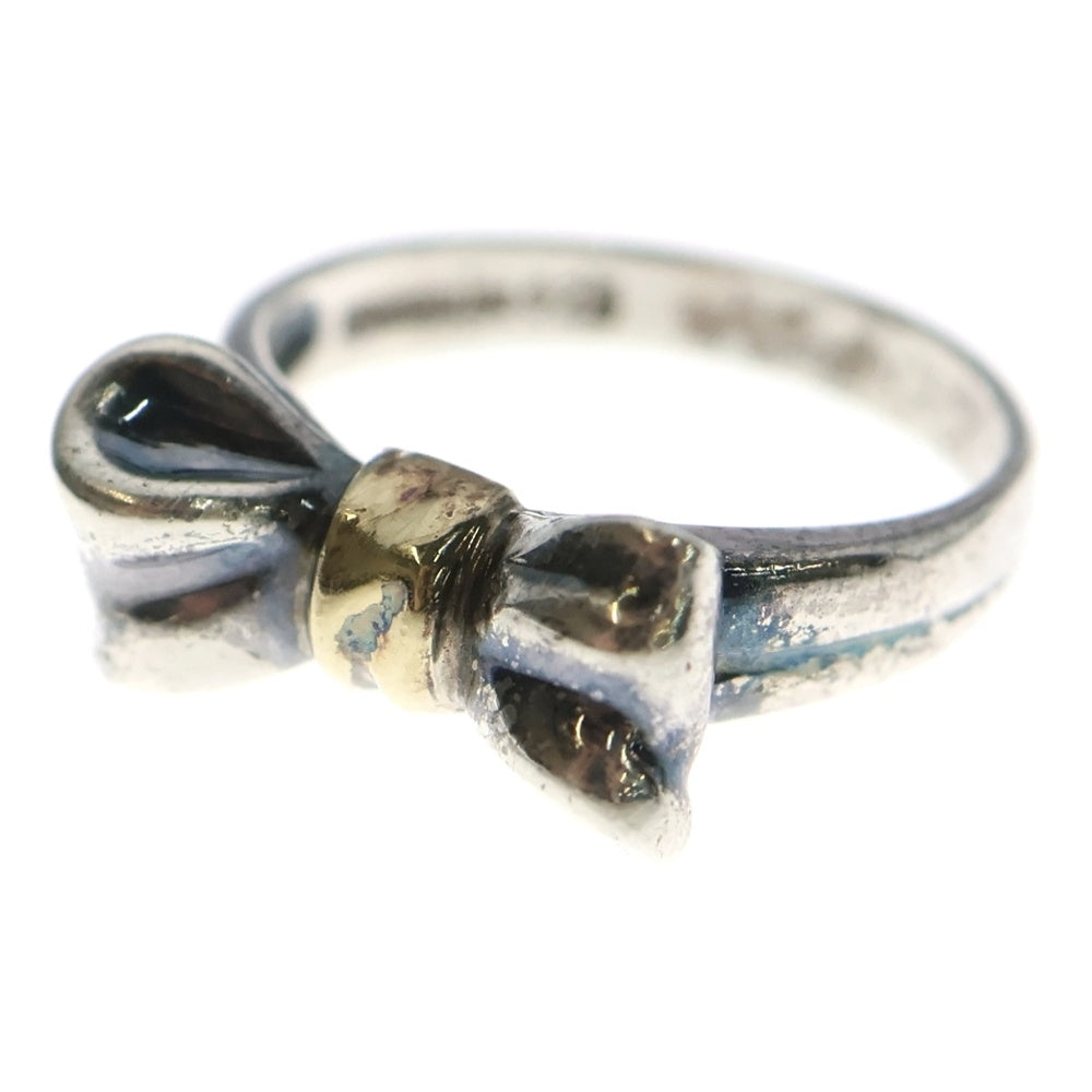 TIFFANY & Co.(ティファニー) リボン リング SV シルバー 指輪 750 3.7