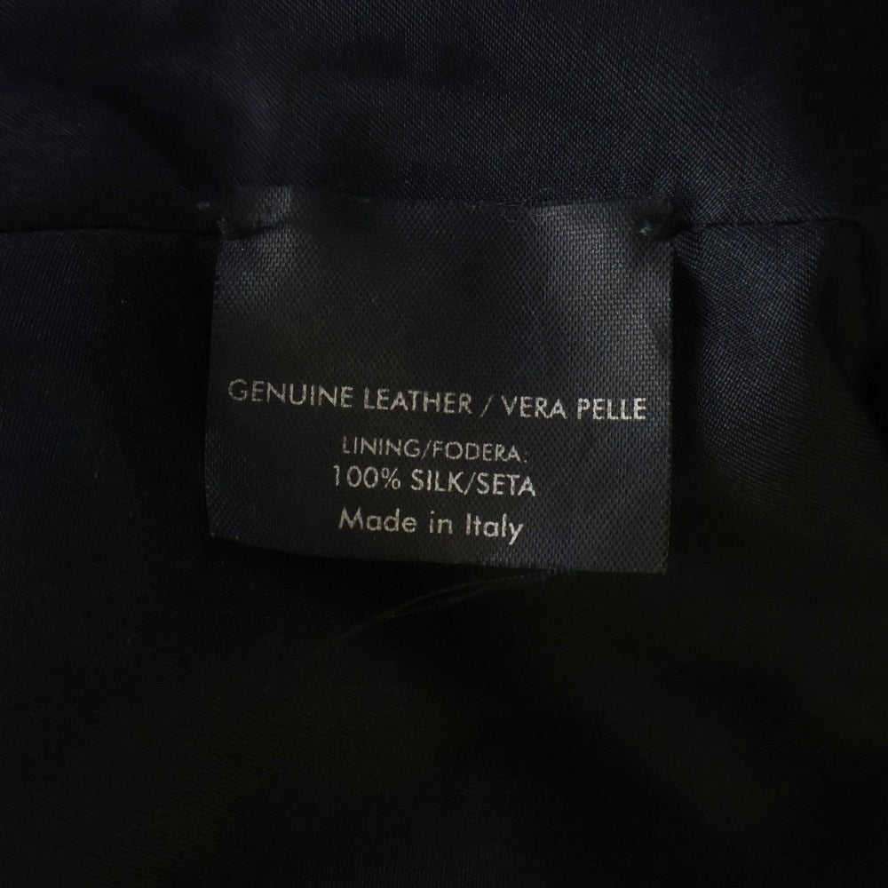 GUCCI(グッチ) スエードレザー 5B ギャザーショルダー ジャケット ブラック レディース