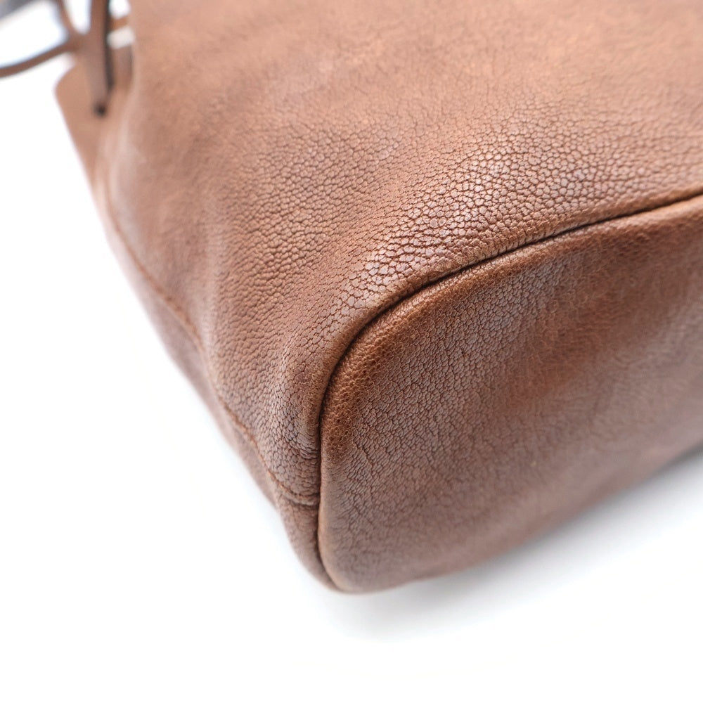 miumiu(ミュウミュウ) ナッパレザー ミニバッグ ショルダーバッグ ブラウン レザー 5NF460 レディース