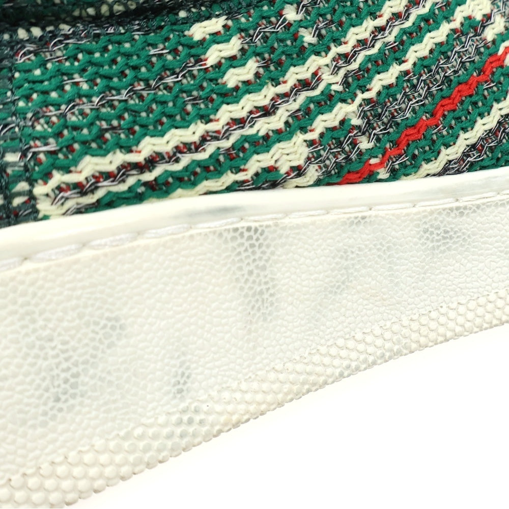 CELINE(セリーヌ) Love Life Sneaker ラブライフ ツイードローカットスニーカー グリーン レディース