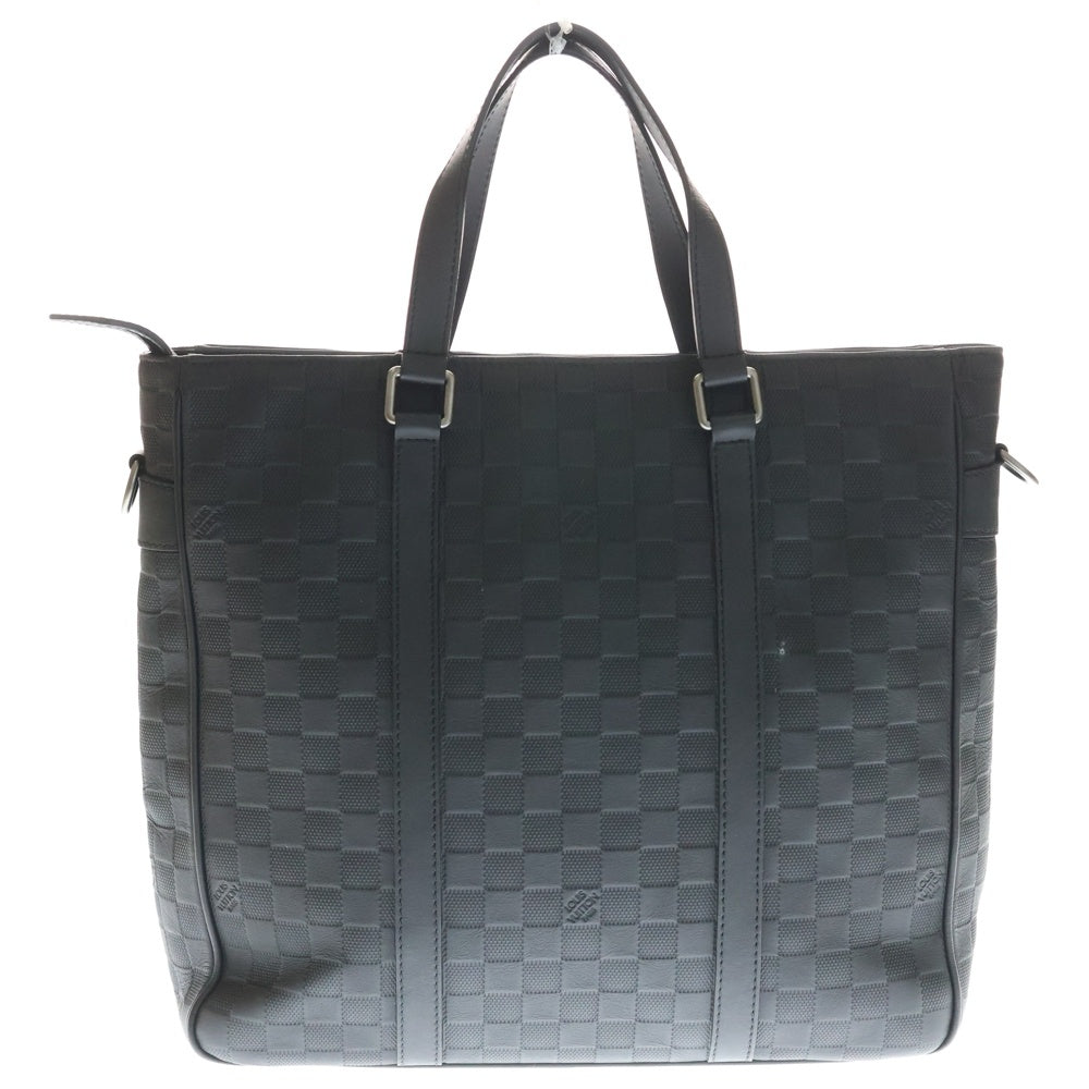 LOUIS VUITTON(ルイヴィトン) ダミエ ネオタダオ トートバッグ ハンドバッグ ショルダーバッグ ブラック レザー N41227 シルバー金具