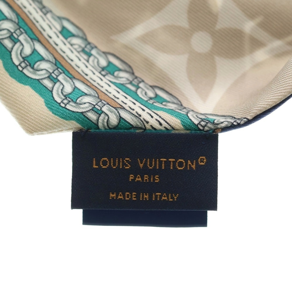 LOUIS VUITTON(ルイヴィトン) モノグラム バンドーBB スカーフ アルティメット ブルーマリーヌ シルク ブルー M77778 レディース