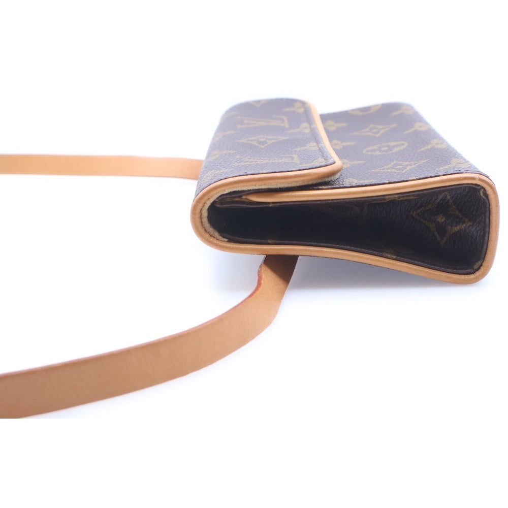 LOUIS VUITTON(ルイヴィトン) ポシェットフロランティーヌ モノグラム PVC レザー ウエストバッグ ブラウン M51855 レディース