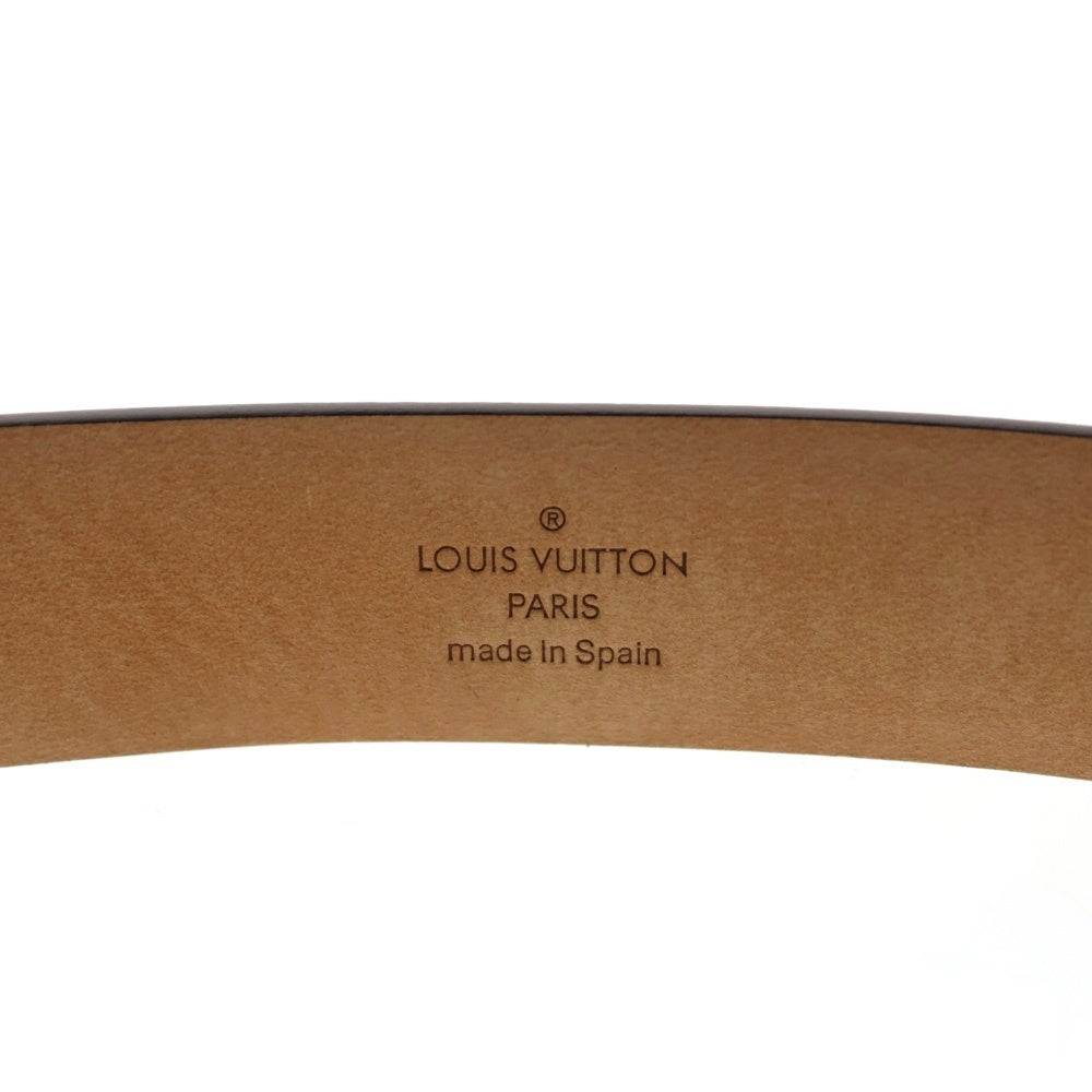 LOUIS VUITTON(ルイヴィトン) ダミエ サンチュール キャレ ベルト ブラウン M6881U シルバー金具