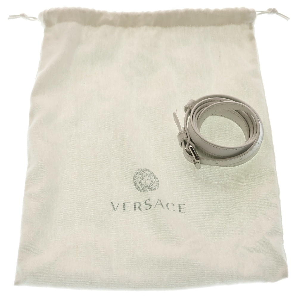 VERSACE(ヴェルサーチ) ラ メドゥーサ ミニチェーンショルダーバッグ 2WAYバッグ ハンドバッグ シルバー レディース