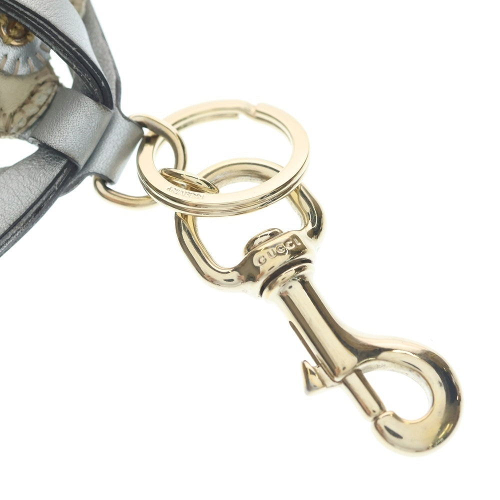 GUCCI(グッチ) 犬 ドッグモチーフ チャーム キーホルダー レディース
