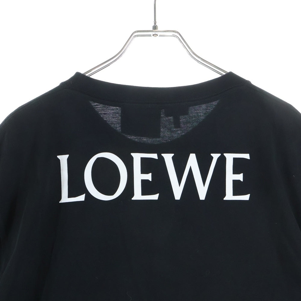 LOEWE(ロエベ) スマイルフロントプリント 半袖Tシャツ ブラック