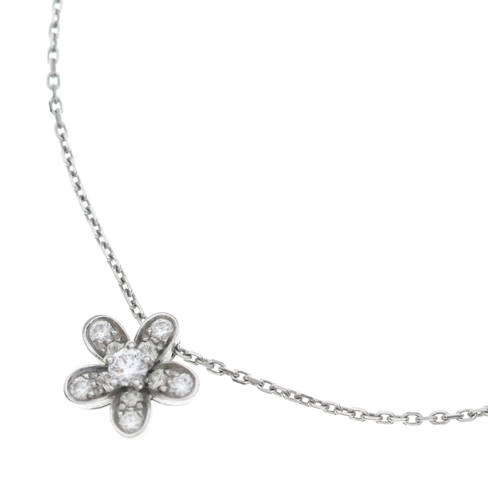 Van Cleef & Arpels(ヴァンクリーフアンドアーペル) 18KWG ソクラテス ペンダント 1フラワー ネックレス ホワイトゴールド VCARG44200 レディース