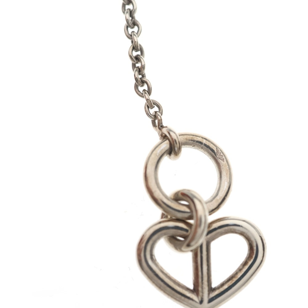 HERMES(エルメス) シェーヌダンクル ハートアミュレット ネックレス ペンダント チェーン シルバー 925 9.2g レディース