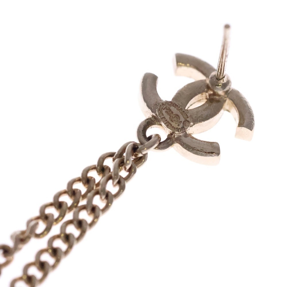 CHANEL(シャネル) CCスター ラインストーン ココマーク ピアス ゴールド GP レディース