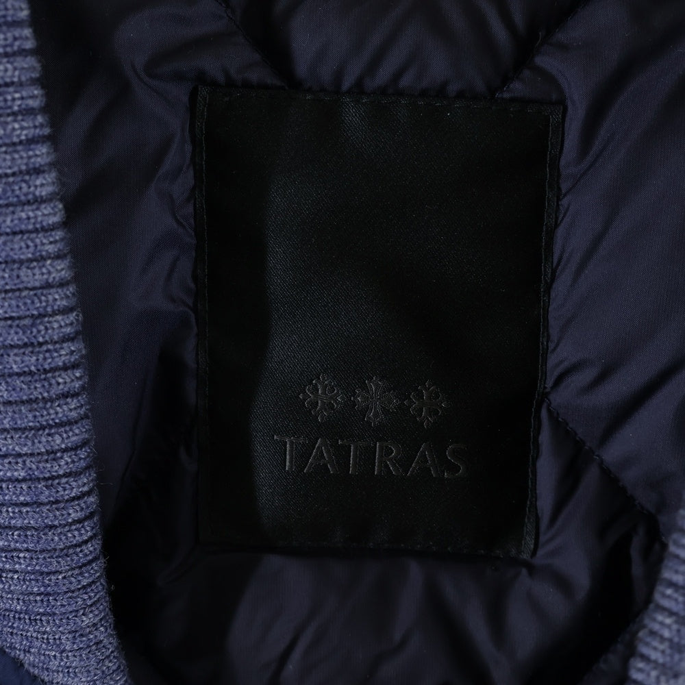 TATRAS(タトラス) TORON ナイロン ジップアップ ダウン ボンバージャケット ブルゾン ネイビー MTAT21A4767-D