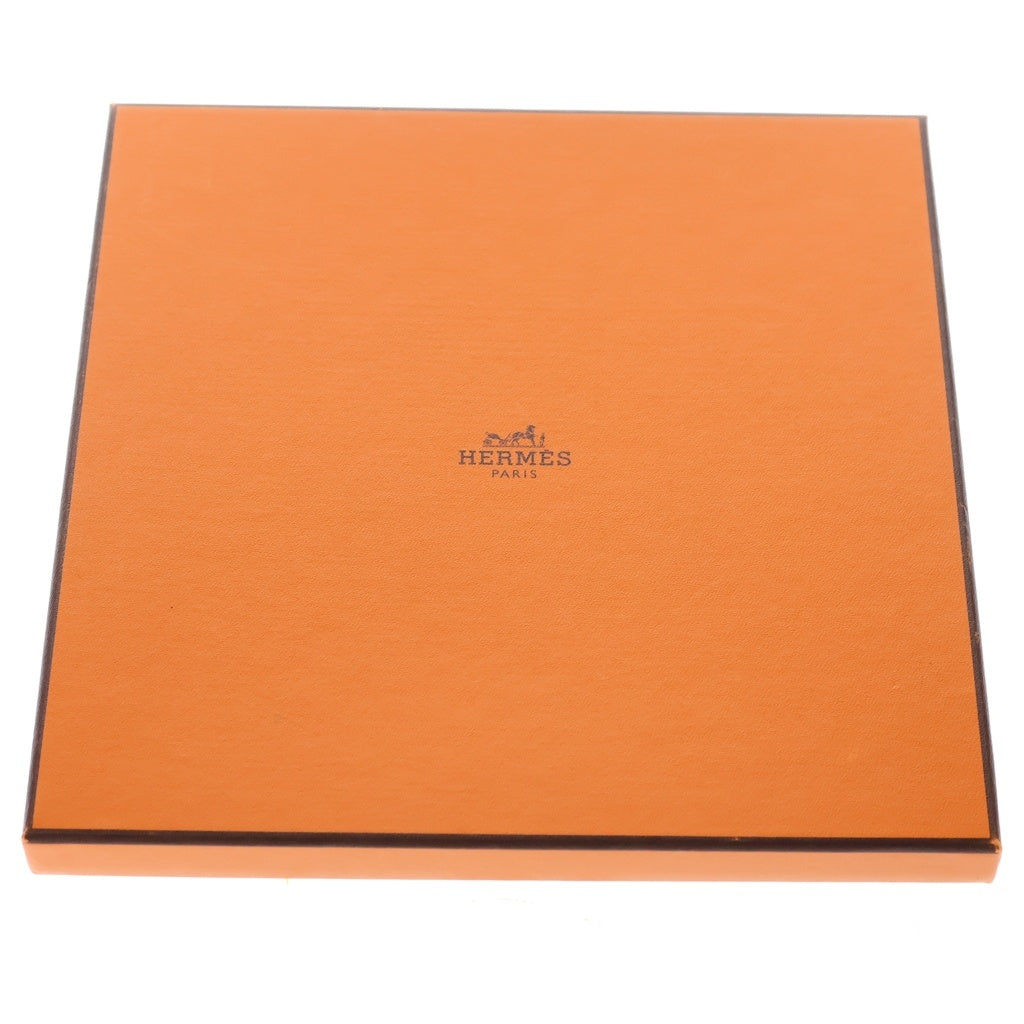 HERMES(エルメス) カレ45 ポルト・ボヌール シルクスカーフ ブラック×イエロー レディース