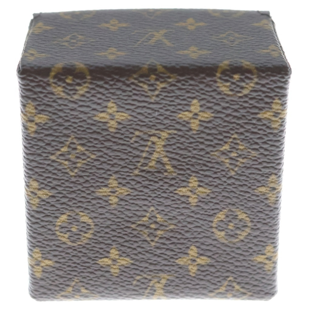 LOUIS VUITTON(ルイヴィトン) モノグラム ジュエリーケース アクセサリーケース 小物入れ ブラウン ゴールド金具 レディース