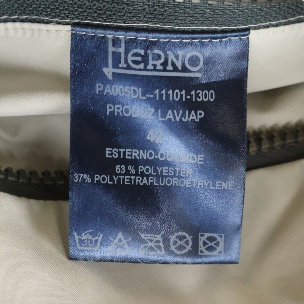 HERNO(ヘルノ) ラミナー レインコート ジャケット ゴアテックス ベージュ #42 レディース