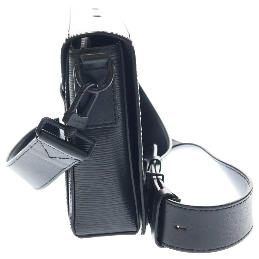 LOUIS VUITTON(ルイヴィトン) エピ ニューエクリプス フラップ メッセンジャーバッグ ショルダーバッグ ブラック レザー M58492 ブラック金具 レディース
