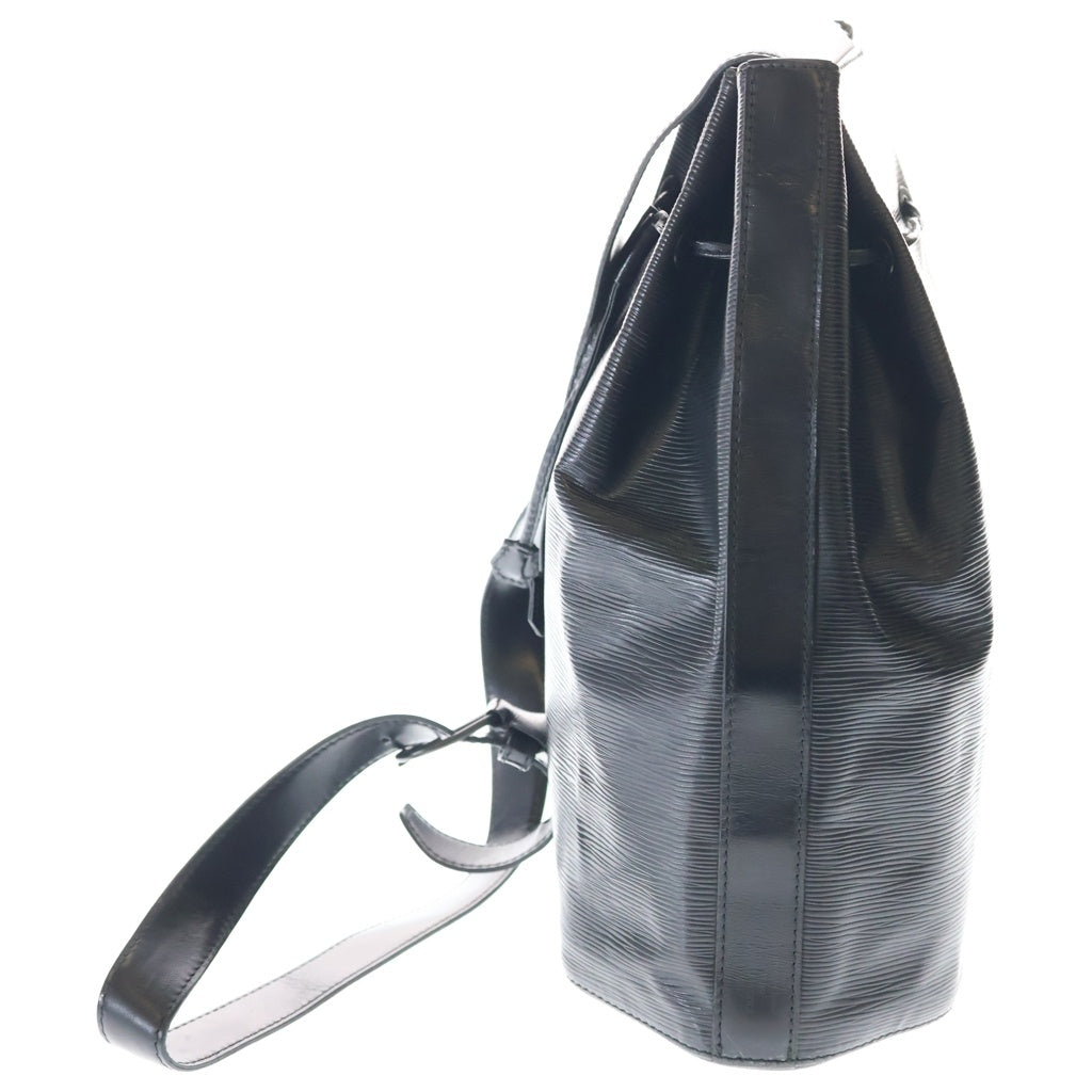 LOUIS VUITTON(ルイヴィトン) エピ サックアド 巾着バッグ ワンショルダーバッグ ブラック ノワール レザー M80153 ブラック金具 レディース