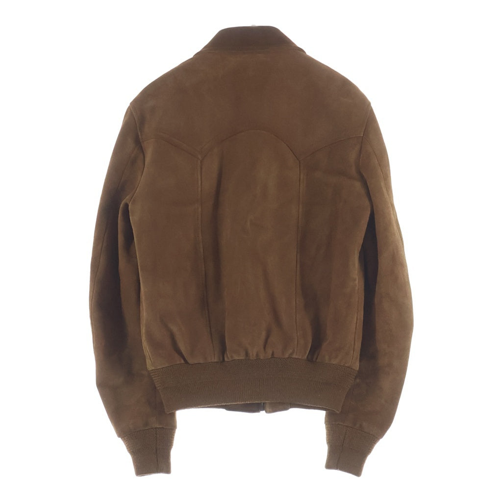 SAINT LAURENT PARIS(サンローランパリ) 15aw ボンバージャケット エディ期 スエード ブラウン
