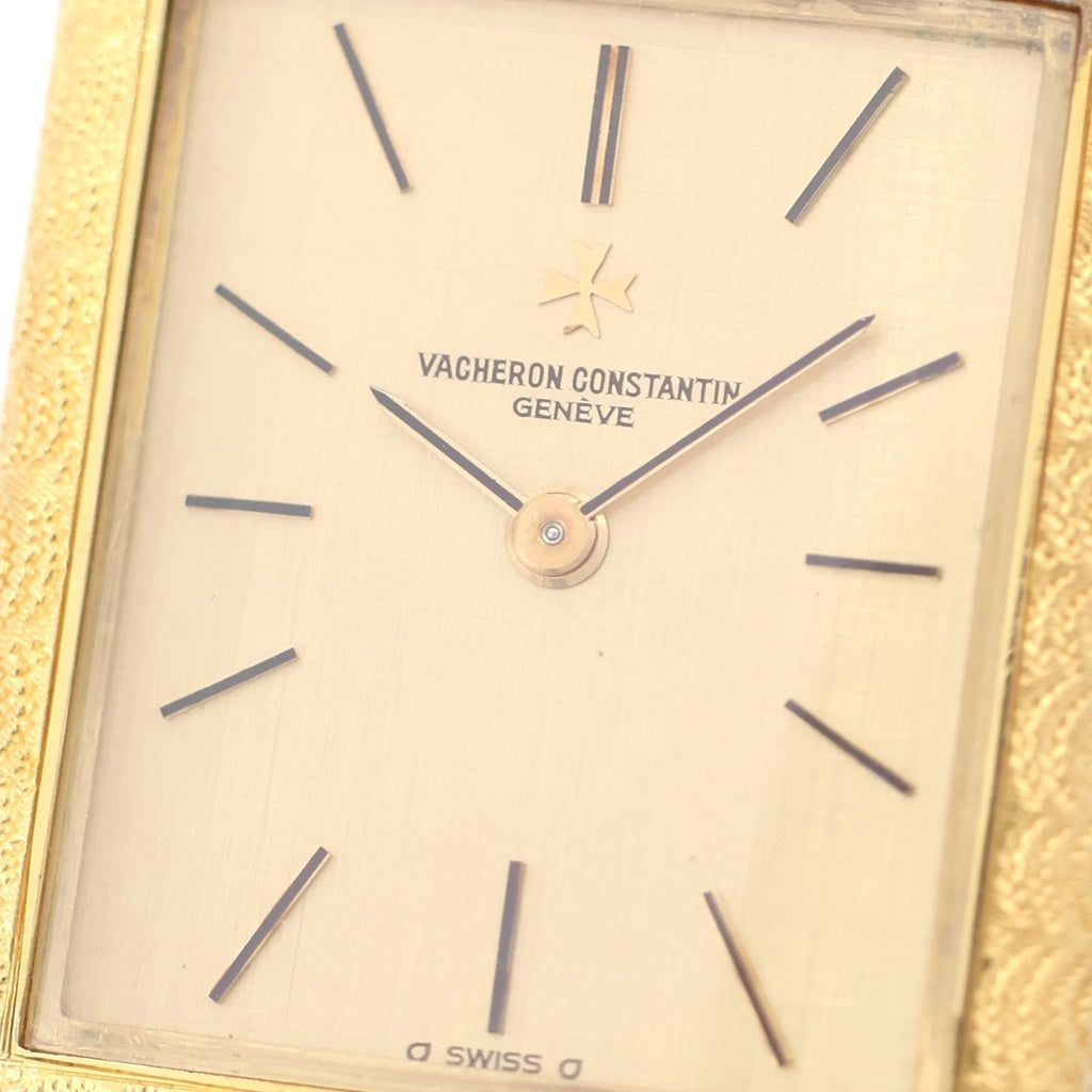 VACHERON CONSTANTIN(バシュロンコンスタンタン) メッシュドール シャンパン文字盤 手巻き 腕時計 K18YG イエローゴールド