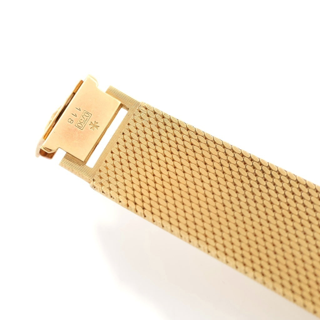 VACHERON CONSTANTIN(バシュロンコンスタンタン) メッシュドール シャンパン文字盤 手巻き 腕時計 K18YG イエローゴールド
