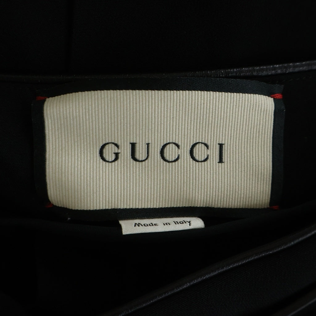 GUCCI(グッチ) インターロッキングG プリーツスカート ブラック #36 レディース