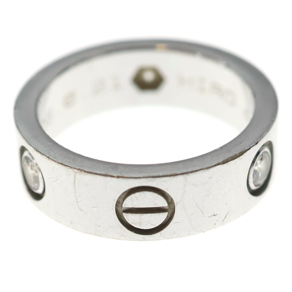 Cartier(カルティエ) ラブリング 3PD ダイヤ ホワイトゴールド Au750 #9.5 レディース