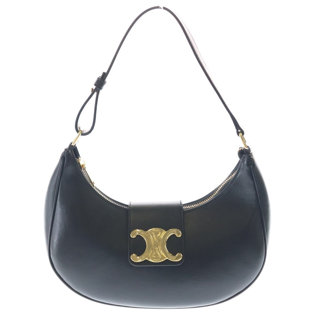 CELINE(セリーヌ) アヴァ トリオンフ ワンショルダーバッグ ゴールド金具 ブラック レディース