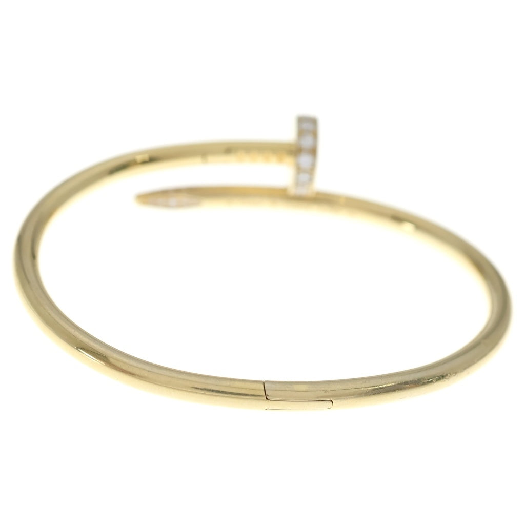 Cartier(カルティエ) ジュストアンクル ダイヤ ブレスレット イエローゴールド Au750YG #16 レディース