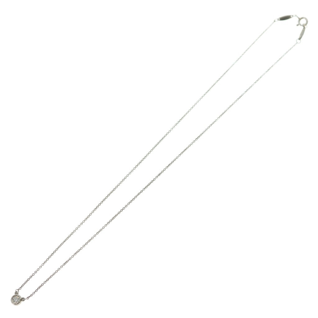 TIFFANY & Co.(ティファニー) バイザヤード 1Pダイヤ ネックレス ペンダント チェーン シルバー Ag925 D0.10ct レディース